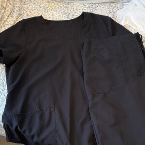 Scrubstar Premium Black Scrub Set